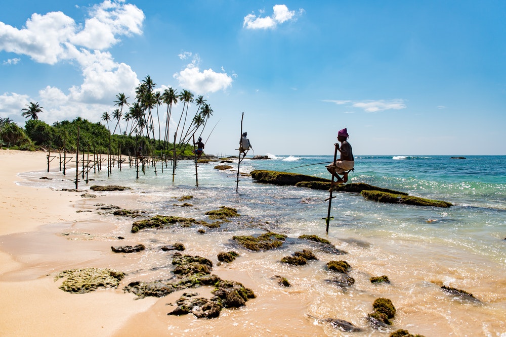 Šrilanka, ribiči, obala